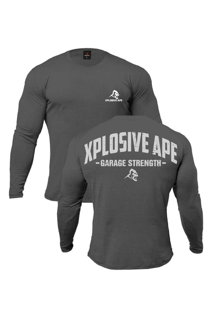 XAPE Garage Strength Tee à manches longues - Charbon