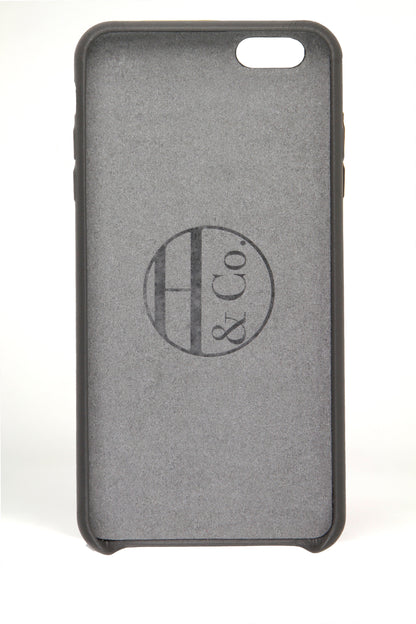 iPhone 6 Plus Case, Grey Leather