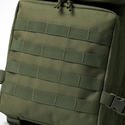 QT&QY 50L Tactical Backpack survival Bag Hunting MOLLE Backpack GYM For Men EDC Outdoor Hiking Rucksack Witch Bottle Holder