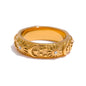 Yhpup Sun Star Moon Ring Stainless Steel Jewelry Stylish Metal Celestial Women Ring joyería acero inoxidable mujer Gift New