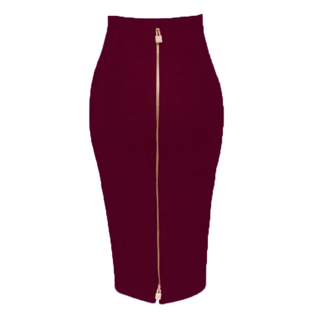Jupe fourreau élégante pour femme – Taille haute, coupe ajustée, tenue de bureau et de soirée