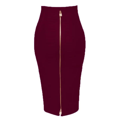 Jupe fourreau élégante pour femme – Taille haute, coupe ajustée, tenue de bureau et de soirée