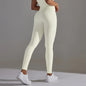 Seamless High-Waist Yoga Leggings for Women – Dot Tummy Control, Non-See-Through Gym Fitness Pants