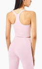 Ensemble collant et soutien-gorge de musculation souple et gainant pour femme