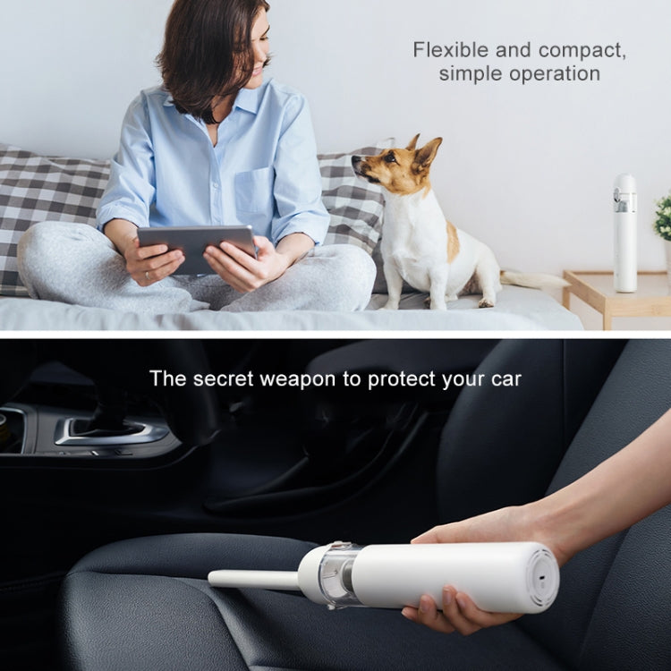Original Xiaomi Mijia 120W 13000Pa Portable Handheld Car Home Vacuum Cleaner Dust Catcher Cleaning Tools(White)