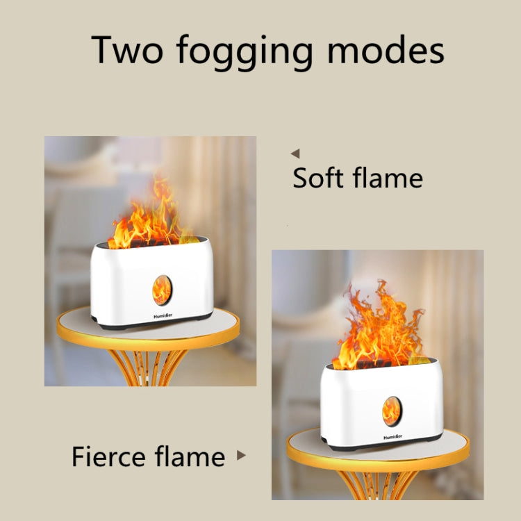 USB Simulation Flame Humidifier (Pink)