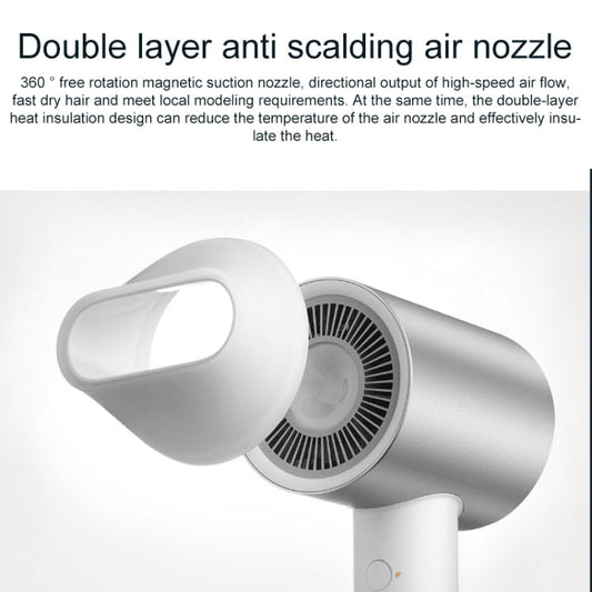 Original Xiaomi Mijia H500 Water Ion Electric Hair Dryer, US Plug(White)