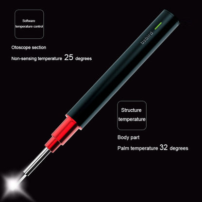 Bebird B1 Intelligent HD Visual Ear Cleaner Earwax Tool, Standard Version(Black)