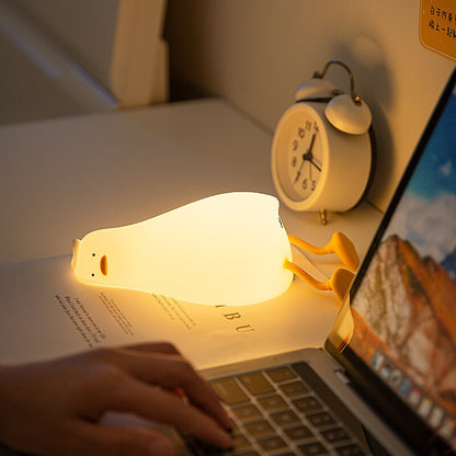 Duck Animal Silicone LED Night Light for Kids