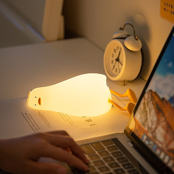 Duck Animal Silicone LED Night Light for Kids