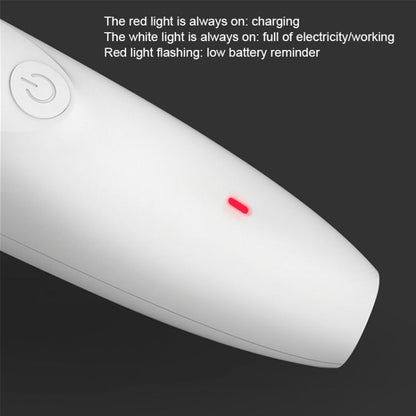 Original Xiaomi Youpin Pawbby Dog Professional Razor Pet Grooming Clippers Electric Rechargeable Safety Haircut Machine(White)