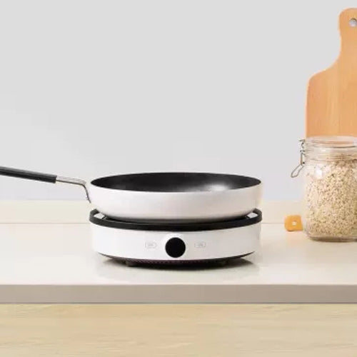 Original Xiaomi Youpin Non Stick Frying Pan Cooking Pot(White)