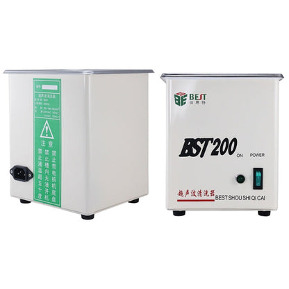 Nettoyeur à ultrasons BEST-200 en acier inoxydable de 1,5 L (tension 220 V)