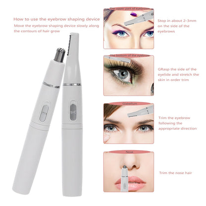CNaier AE-824 Multi-function Electric Nasal Hair Trimmer Eyebrow Trimmer Shaver