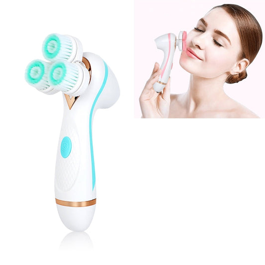 CNaier AE-878 Nettoyant Visage Électrique en Silicone Rechargeable USB pour Soin de la Peau (Bleu)