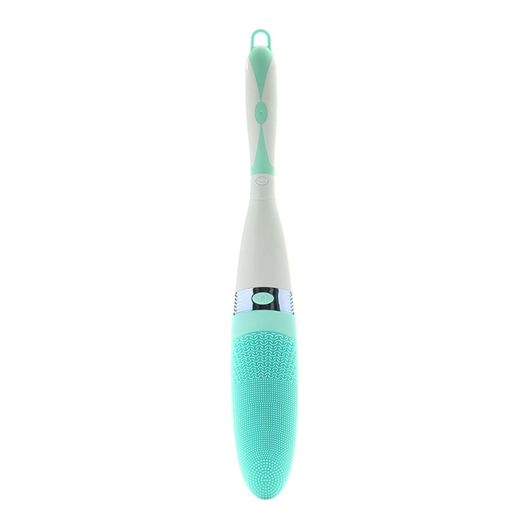 CNaier AE-8381 Household Waterproof Vibration Silicone Electric Massage Bath Body Brush (Green)