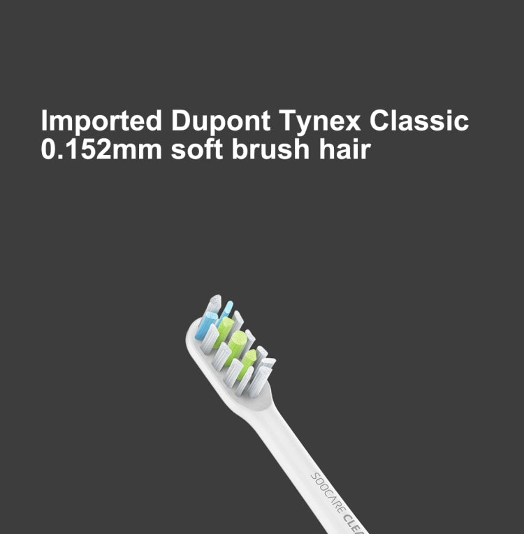 2 brosses de rechange originales Xiaomi Youpin General Cleaning pour brosse à dents électrique sonique Xiaomi Soocare (HC7711W) (Noir)