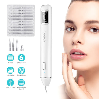 Xpreen XPRE061 Professional Dark Spot Remover Freckle Tattoo Chargeable Wart Mole Remover, with LED Screen and Spotlight(Tarnish)