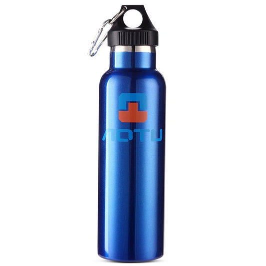 Aotu AT6646 Outdoor Travel Kettle Car Stainless Steel Thermos Bottle (Blue)