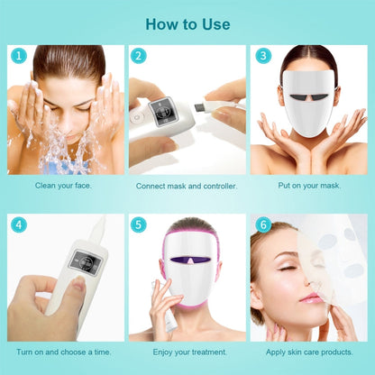 Xpreen  Blue & Red Light Therapy Acne Treatment Face Mask