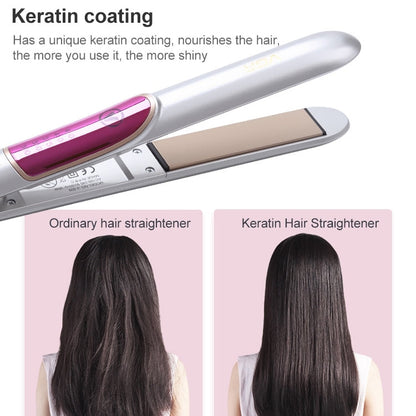 VGR V-509 35W 5 Gears AdjustableHair Straightening Curling Iron Dual-use, Plug Type: EU Plug(White)