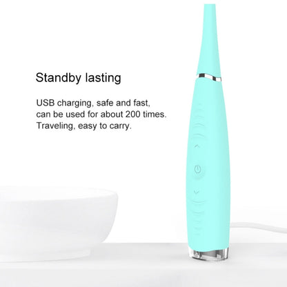 LSHOW YJK015A 3.7V USB Charging Five-speed Mode Waterproof Household Electric High-frequency Vibration Teeth Polisher(Pink)