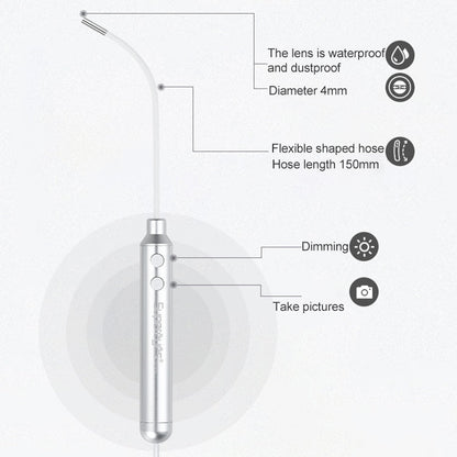 Supereyes Y001 Ear Mite Mouth Electronic Digital Fixed Focus Endoscope