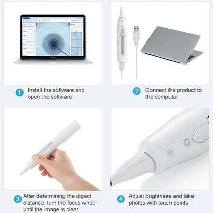 Supereyes Y008 Ear Nose Mouth Wireless Digital Electronic Endoscope