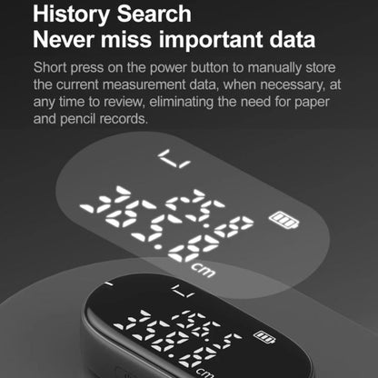 Original Xiaomi Youpin DUKA ATuMan Q2 Règle électronique Mètre ruban numérique portable (noir)