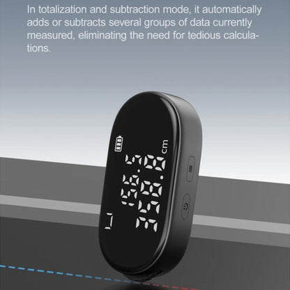 Original Xiaomi Youpin DUKA ATuMan Q2 Règle électronique Mètre ruban numérique portable (noir)