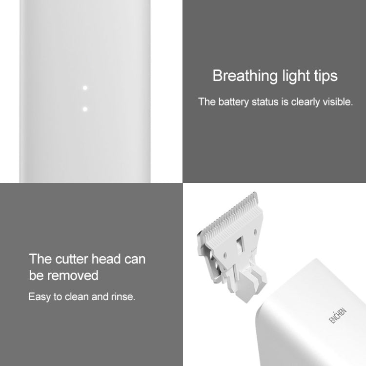 Original Xiaomi Enchen Boost Intelligent Fast Charging Electric Hair Trimmer Haircut Machine (Black)