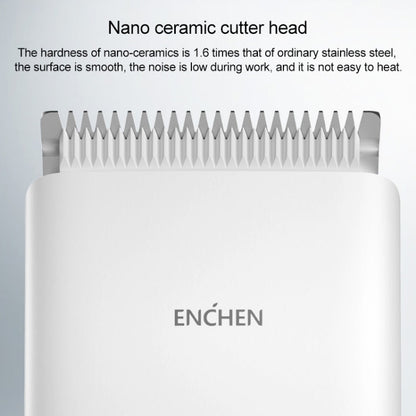 Original Xiaomi Enchen Boost Intelligent Fast Charging Electric Hair Trimmer Haircut Machine (Black)
