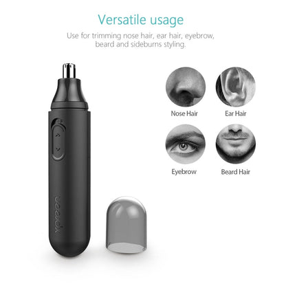 XPREEN XPRE001 High-speed Rotating Electric Nose Hair Trimmer Ear Trimmer Rotation Blade for Men and Women(Black)
