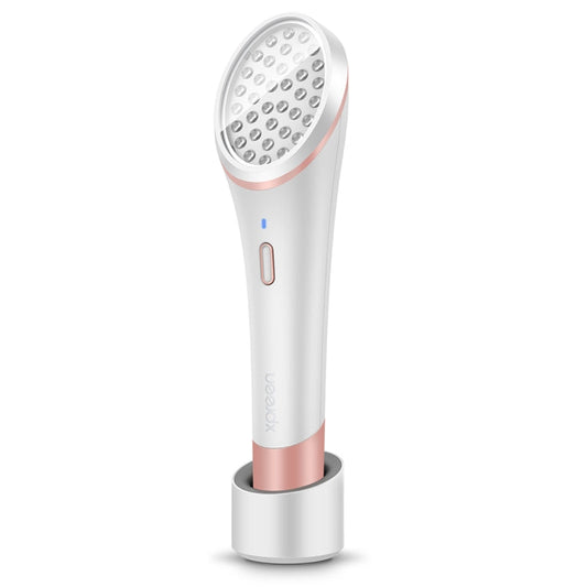 Appareil de traitement de l'acné lumineux sans fil rechargeable XPREEN XPRE052, dissolvant d'acné à domicile avec lumière bleue et lumière rouge (blanc)