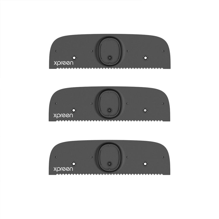 XPREEN XPRE034 Rasoir de dos ajustable avec manche extensible, lame en acier inoxydable et cordon pour homme (Noir)