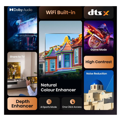 HISENSE 32 INCH FULL HD LED SMART TV 32A4QTUK