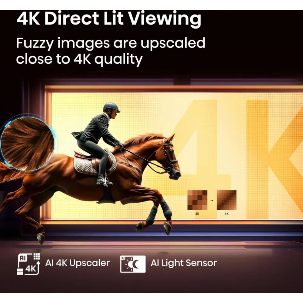 HISENSE A6Q 43" LED 4K HDR Smart TV with Freely