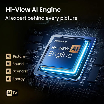 HISENSE A6Q 43" LED 4K HDR Smart TV with Freely