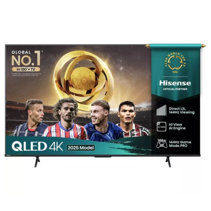 HISENSE E7Q PRO 65" QLED 4K HDR Smart TV with Freely - 65E7QTUK PRO