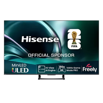 HISENSE U7Q 50" Mini LED 4K 144Hz Smart AI TV with Freely - 50U7QTUK