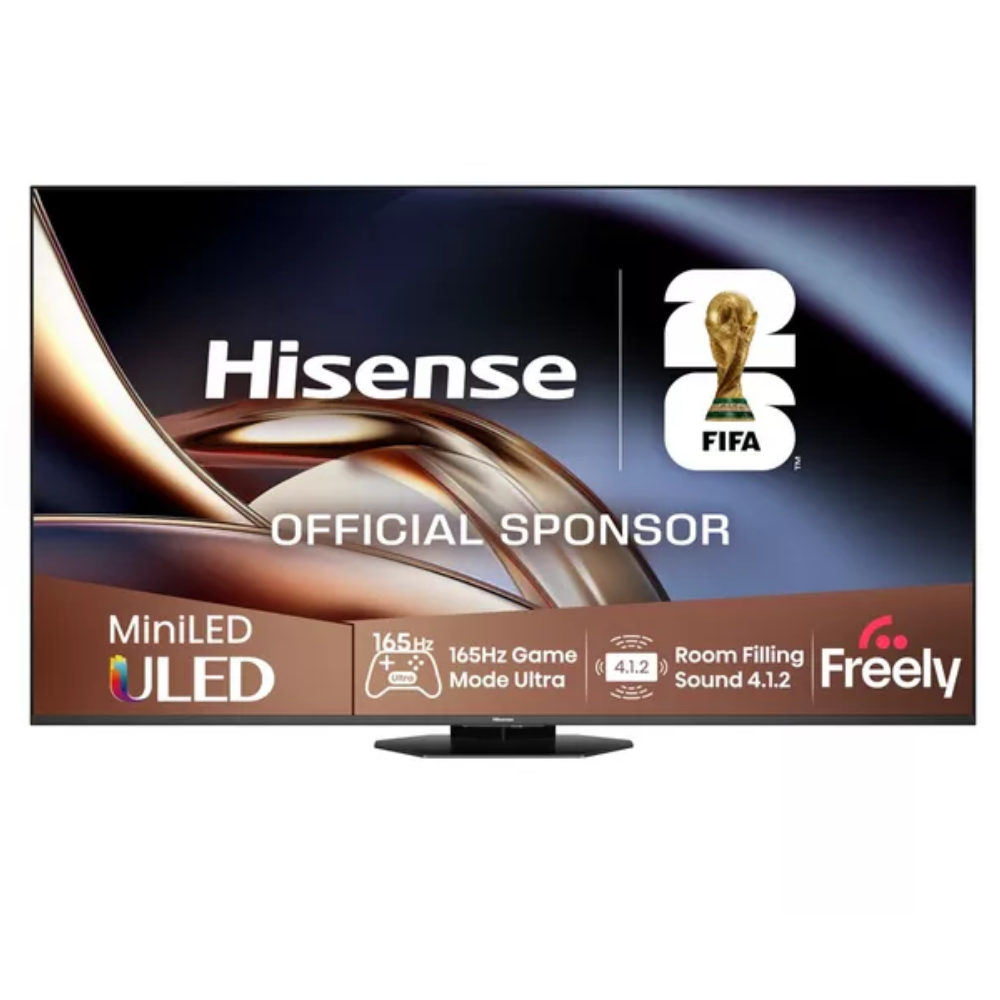 HISENSE U8Q 55" Mini LED 4K 165Hz Smart AI TV with Freely - 55U8QTUK