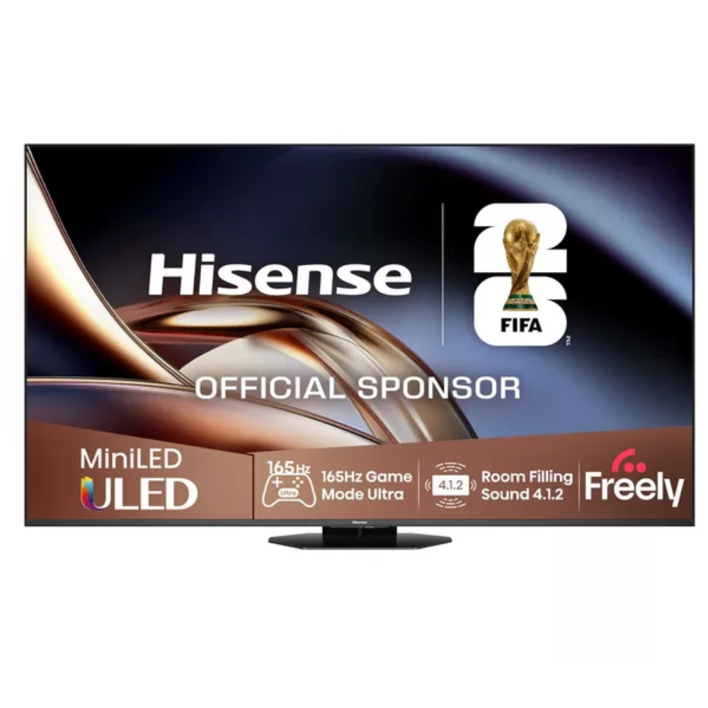 HISENSE U8Q 65" Mini LED 4K 165Hz Smart AI TV with Freely - 65U8QTUK