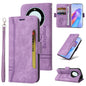 Pour Honor X9a 5G / X40 5G / Magic5 Lite BETOPNICE Étui de Téléphone en Cuir à Double Boucle (Violet)