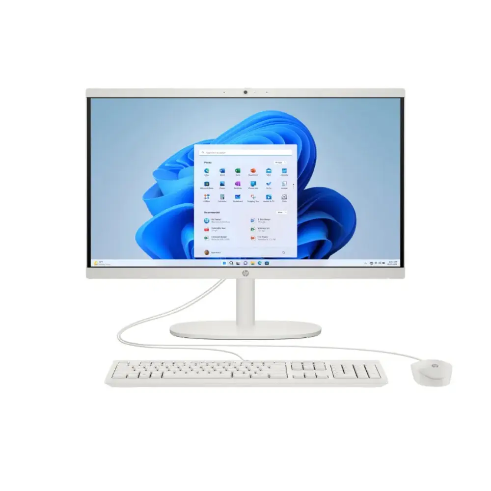 HP 22 -dg0007na 21.45" All in One - Intel® Celeron®, 128GB UFS - White