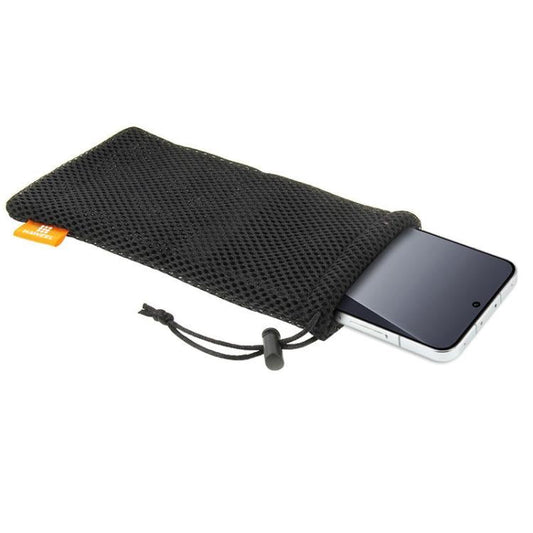HAWEEL Pouch Bag for Smart Phones, Power Bank and other Accessories, Size up to 5.5 inch(Black)