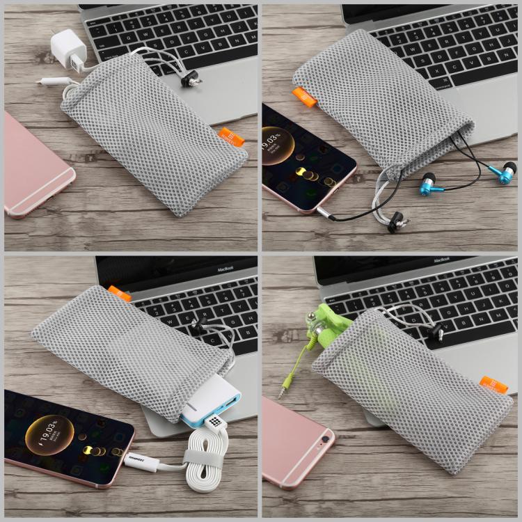 Sacoche HAWEEL pour Smartphones, Batteries externes et autres Accessoires, jusqu'à 5,5 pouces (Gris)