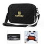 HAWEEL Messenger Shoulder Small Bag Digital Tablet Phone Warmer Storage Bag with Hand Warmer(Black)
