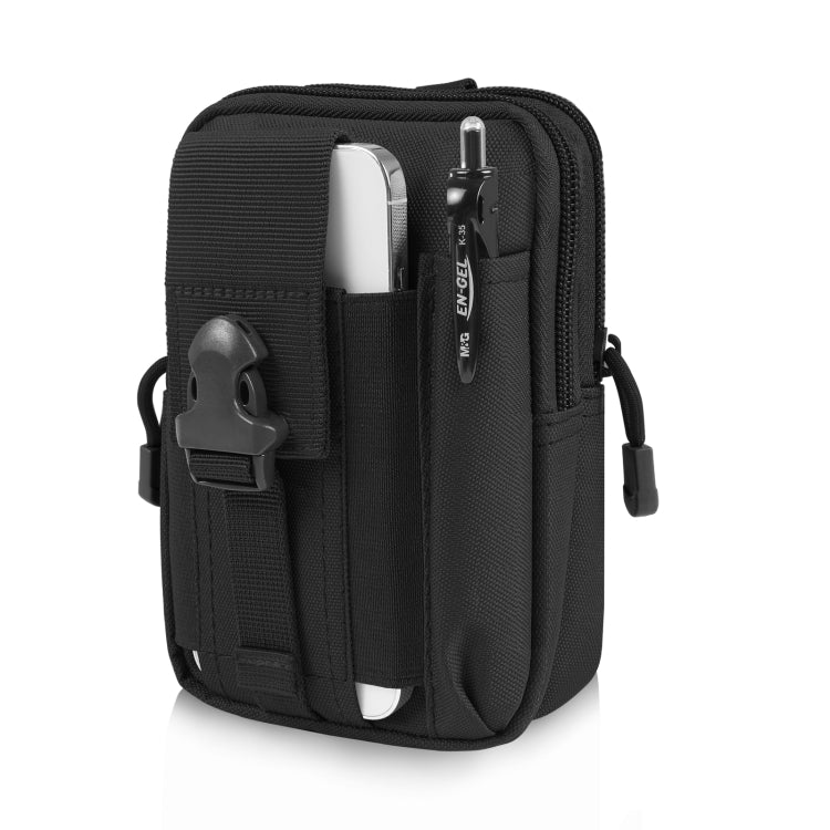 HAWEEL Sac de Taille de Randonnée, Sac de Sport de Plein Air pour Moto, Pochette de Téléphone 7.0 Pouces (Noir)