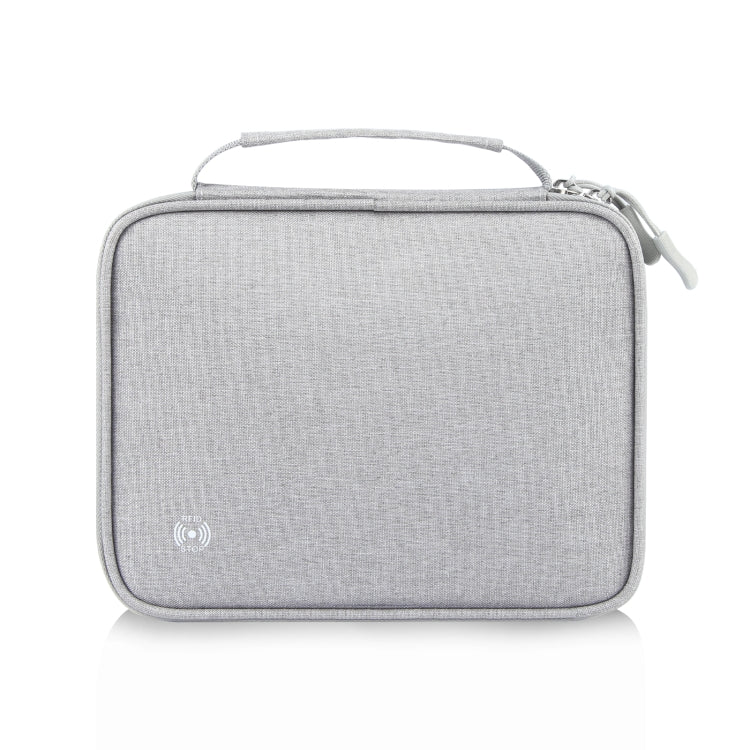 HAWEEL Passport Wallet Document Organizer Credit Cards Case Bag with Handle (Grey)