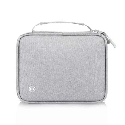 HAWEEL Passport Wallet Document Organizer Credit Cards Case Bag with Handle (Grey)